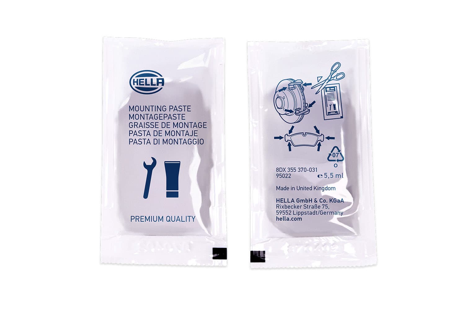 HELLA Montážna pasta 8DX 355 370-031 1