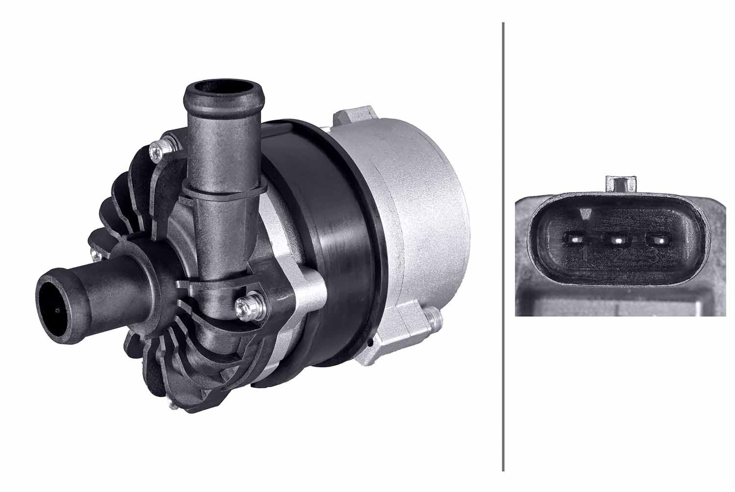 HELLA Prídavné vodné čerpadlo 8TW 358 313-331 1