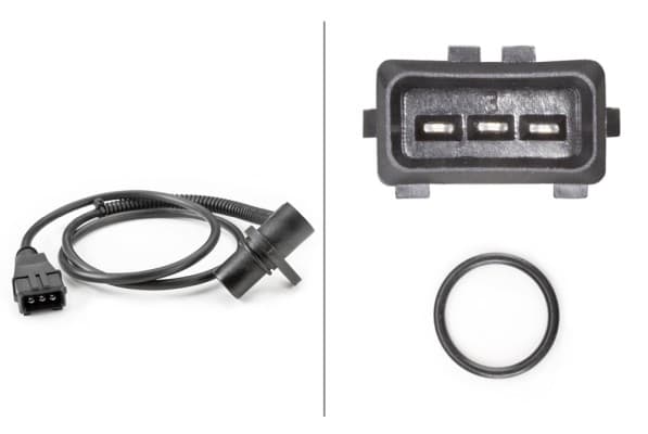 HELLA Snímač impulzov kľukového hriadeľa 6PU009163831 1