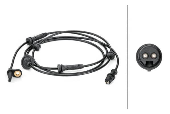HELLA Snímač počtu otáčok kolesa 6PU 012 806-401 1