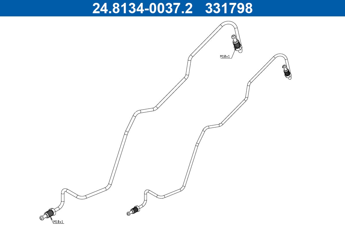 ATE Brzdové vedenie 24.8134-0037.2 1