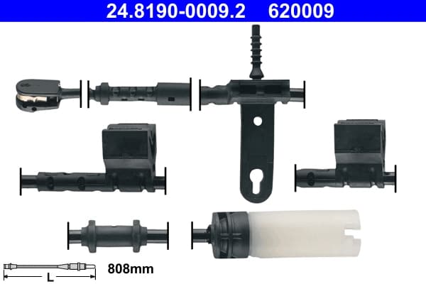ATE Výstražný kontakt opotrebenia brzdového obloženia 24819000092 1