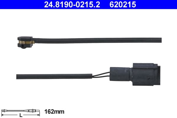 ATE Výstražný kontakt opotrebenia brzdového obloženia 24819002152 1