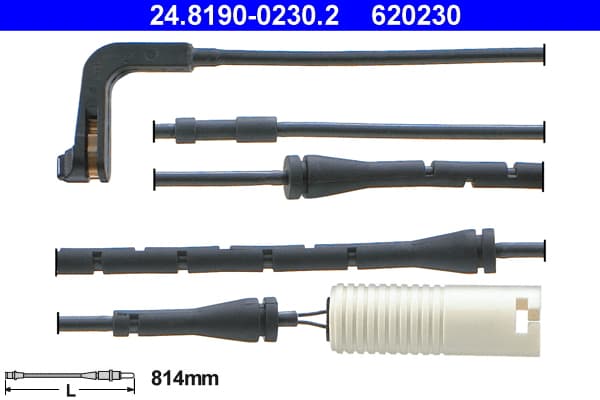 ATE Výstražný kontakt opotrebenia brzdového obloženia 24819002302 1