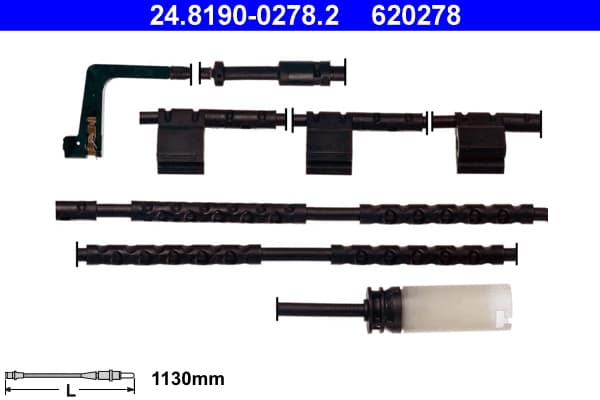 ATE Výstražný kontakt opotrebenia brzdového obloženia 24819002782 1