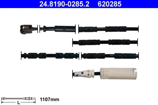 ATE Výstražný kontakt opotrebenia brzdového obloženia 24819002852 1