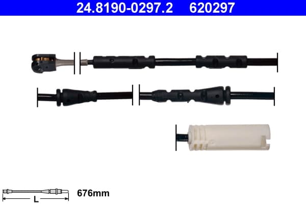 ATE Výstražný kontakt opotrebenia brzdového obloženia 24819002972 1