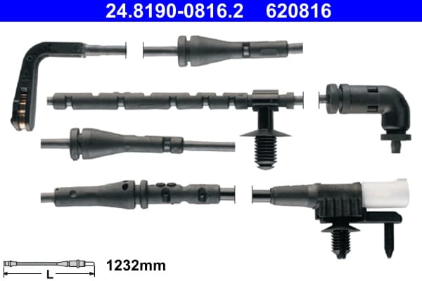 ATE Výstražný kontakt opotrebenia brzdového obloženia 24.8190-0816.2 1