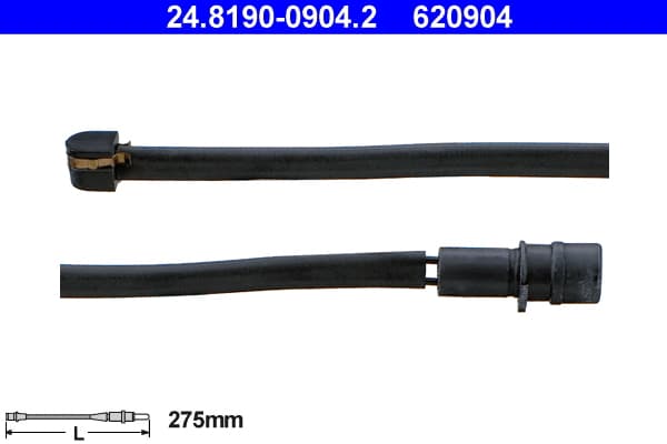 ATE Výstražný kontakt opotrebenia brzdového obloženia 24819009042 1