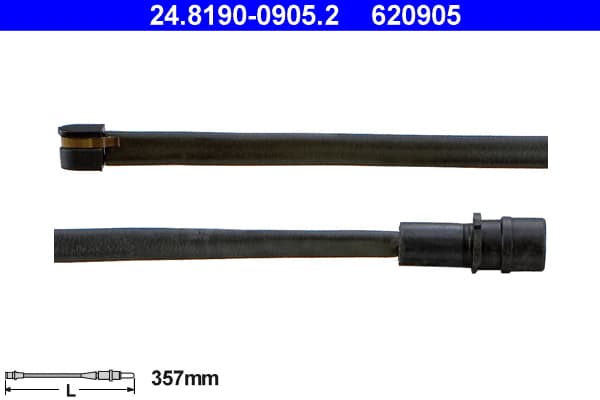 ATE Výstražný kontakt opotrebenia brzdového obloženia 24819009052 1