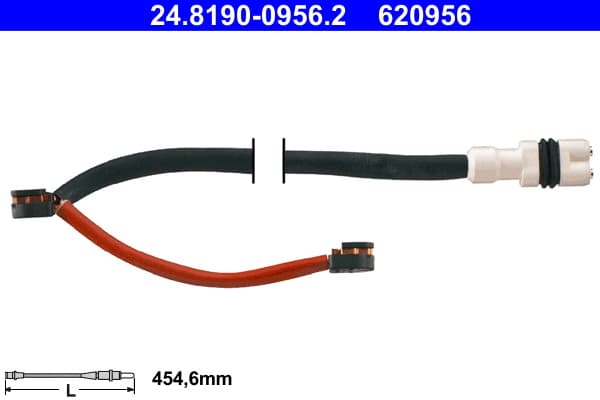 ATE Výstražný kontakt opotrebenia brzdového obloženia 24819009562 1