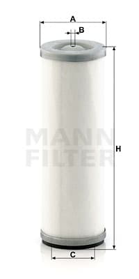 MANN-FILTER Filter, stlačený vzduch LE 8005 1