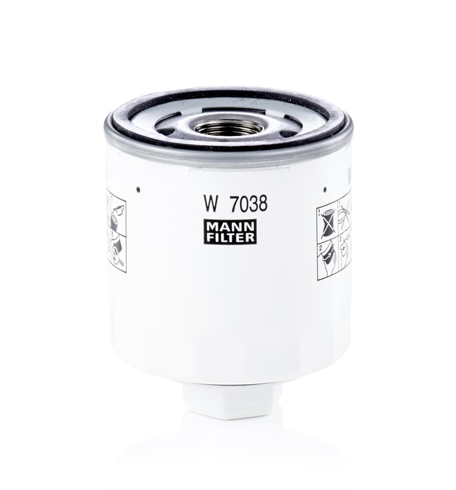 MANN-FILTER Olejový filter W7038 1