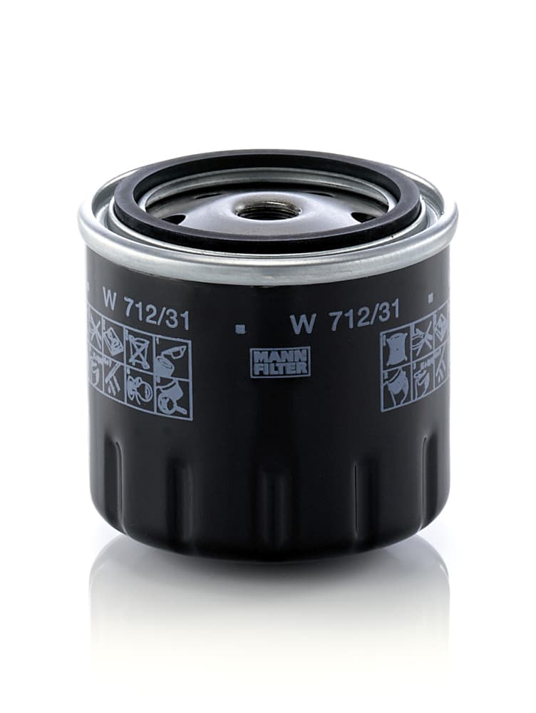 MANN-FILTER Olejový filter W71231 1