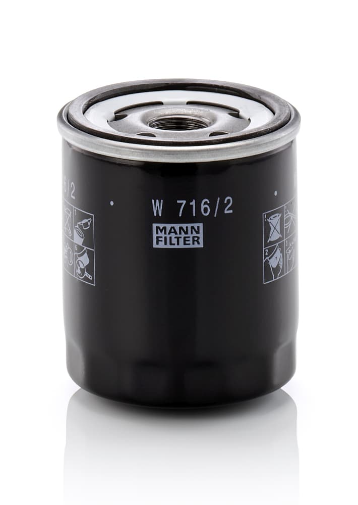 MANN-FILTER Olejový filter W7162 1