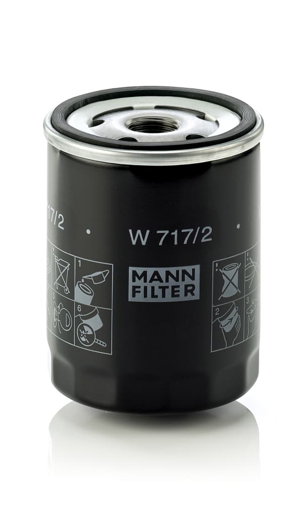 MANN-FILTER Olejový filter W7172 1