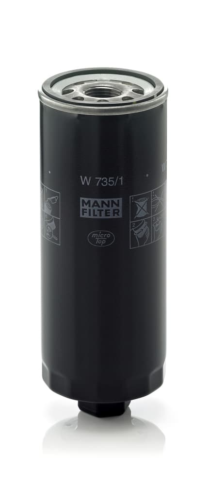 MANN-FILTER Olejový filter W7351 1