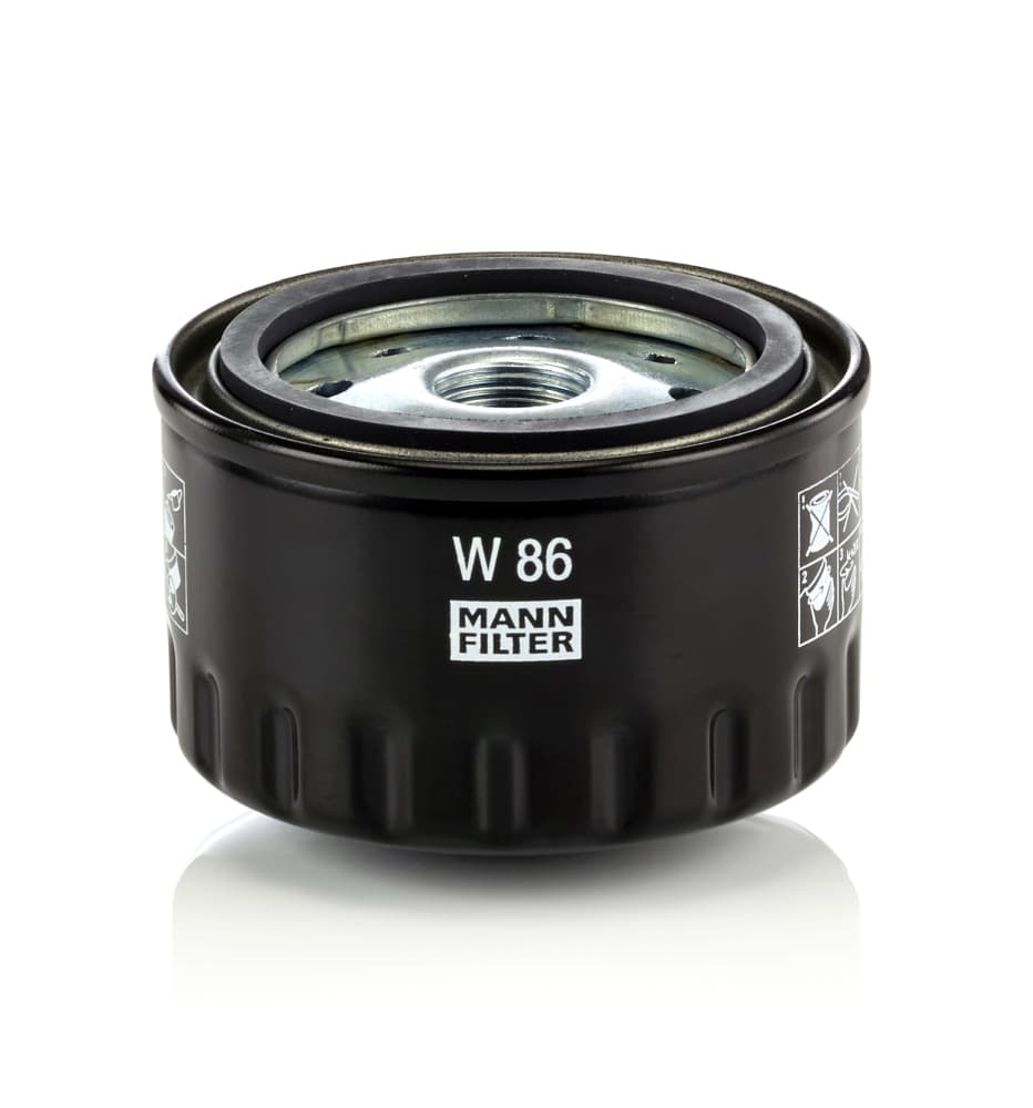 MANN-FILTER Olejový filter W86 1