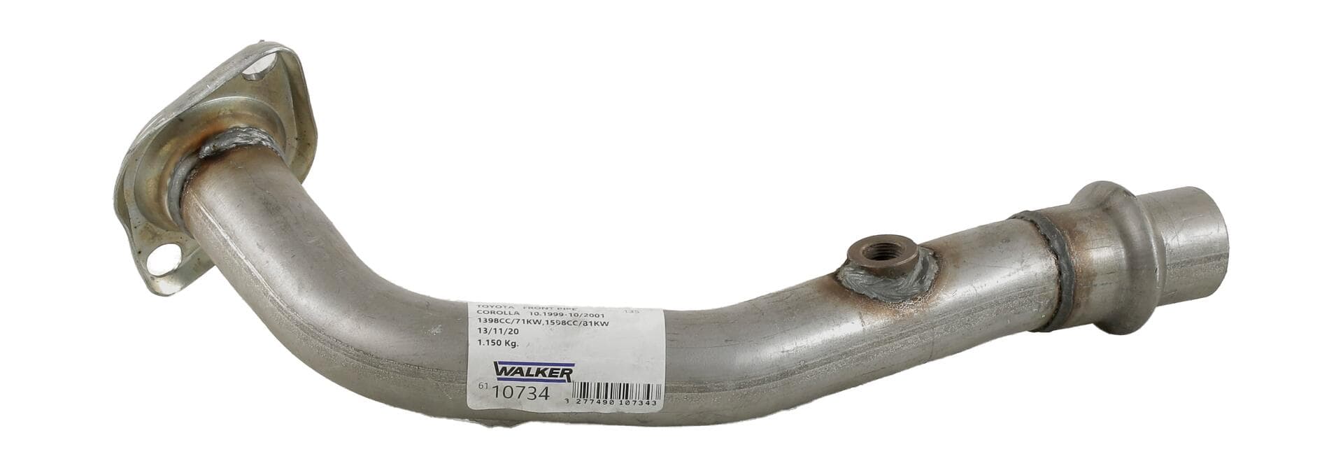 WALKER Výfukové potrubie 10734 1