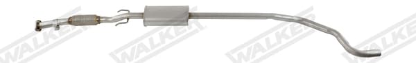 WALKER Predný tlmič výfuku 23668 1