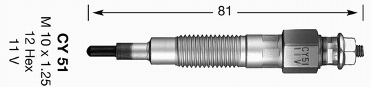 NGK Žeraviaca sviečka 2696 1
