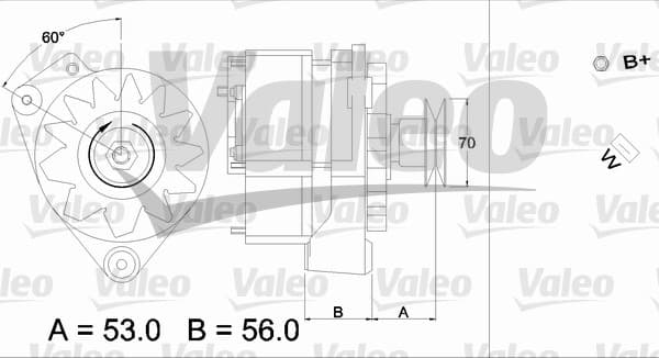 VALEO Alternátor 436191 1