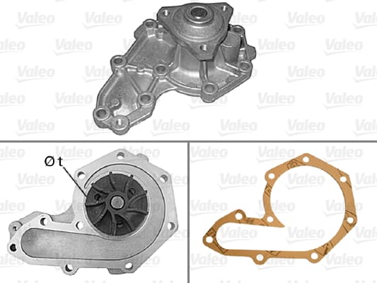 VALEO Vodné čerpadlo, chladenie motora 506019 1