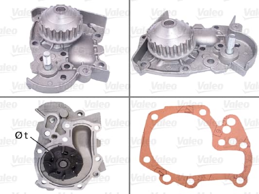VALEO Vodné čerpadlo, chladenie motora 506099 1
