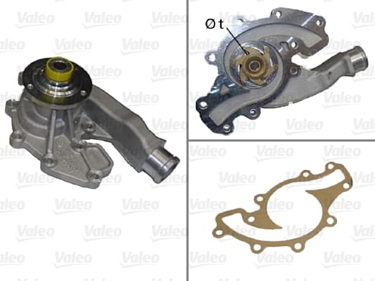 VALEO Vodné čerpadlo, chladenie motora 506829 1