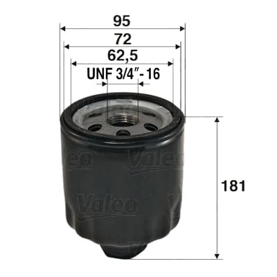 VALEO Olejový filter 586056 1