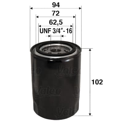 VALEO Olejový filter 586066 1