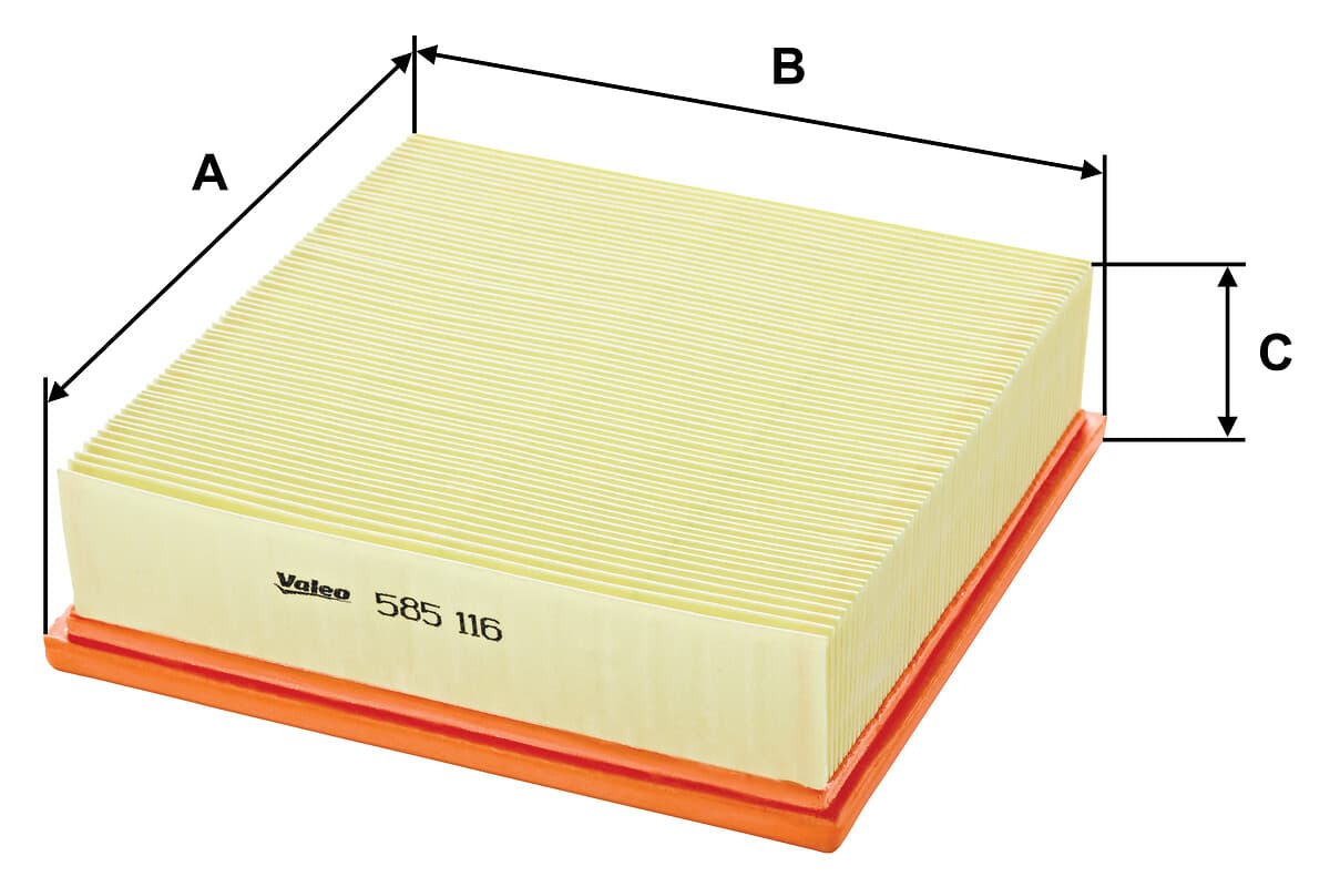 VALEO Vzduchový filter 585116 1