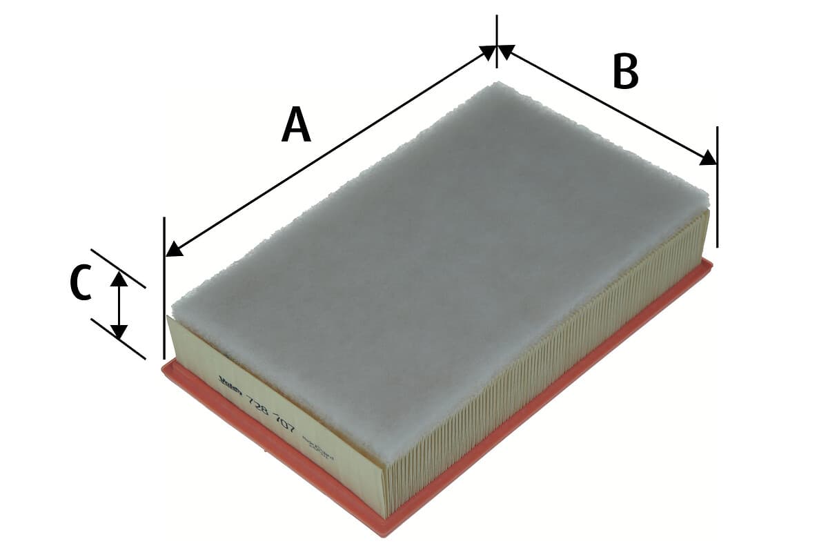 VALEO Vzduchový filter 728707 1