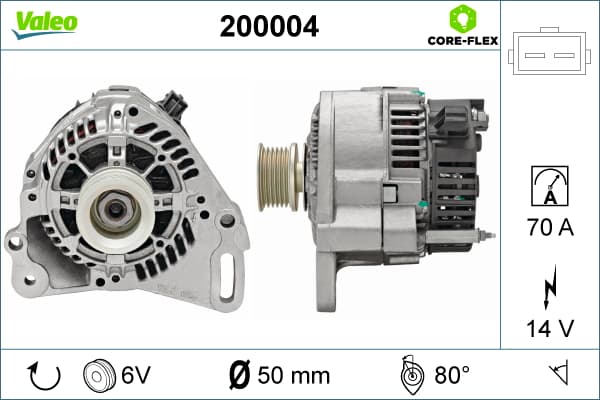 VALEO Alternátor 200004 1