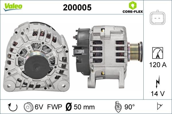 VALEO Alternátor 200005 1