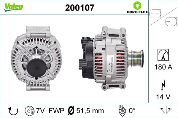 VALEO Alternátor 200107 1