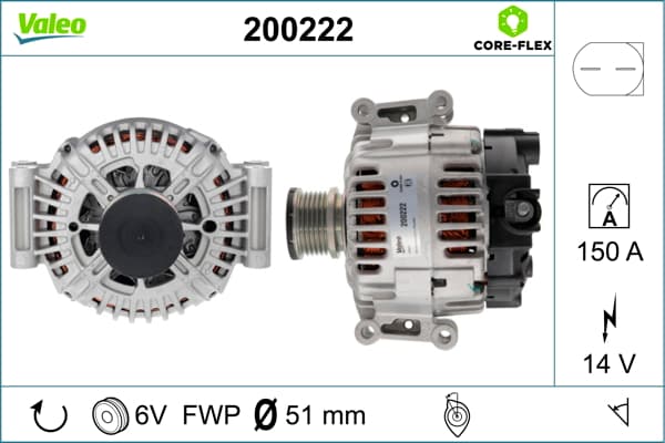 VALEO Alternátor 200222 1