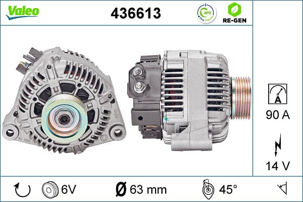 VALEO Alternátor 436613 1