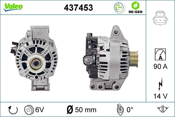VALEO Alternátor 437453 1