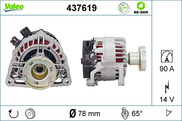 VALEO Alternátor 437619 1