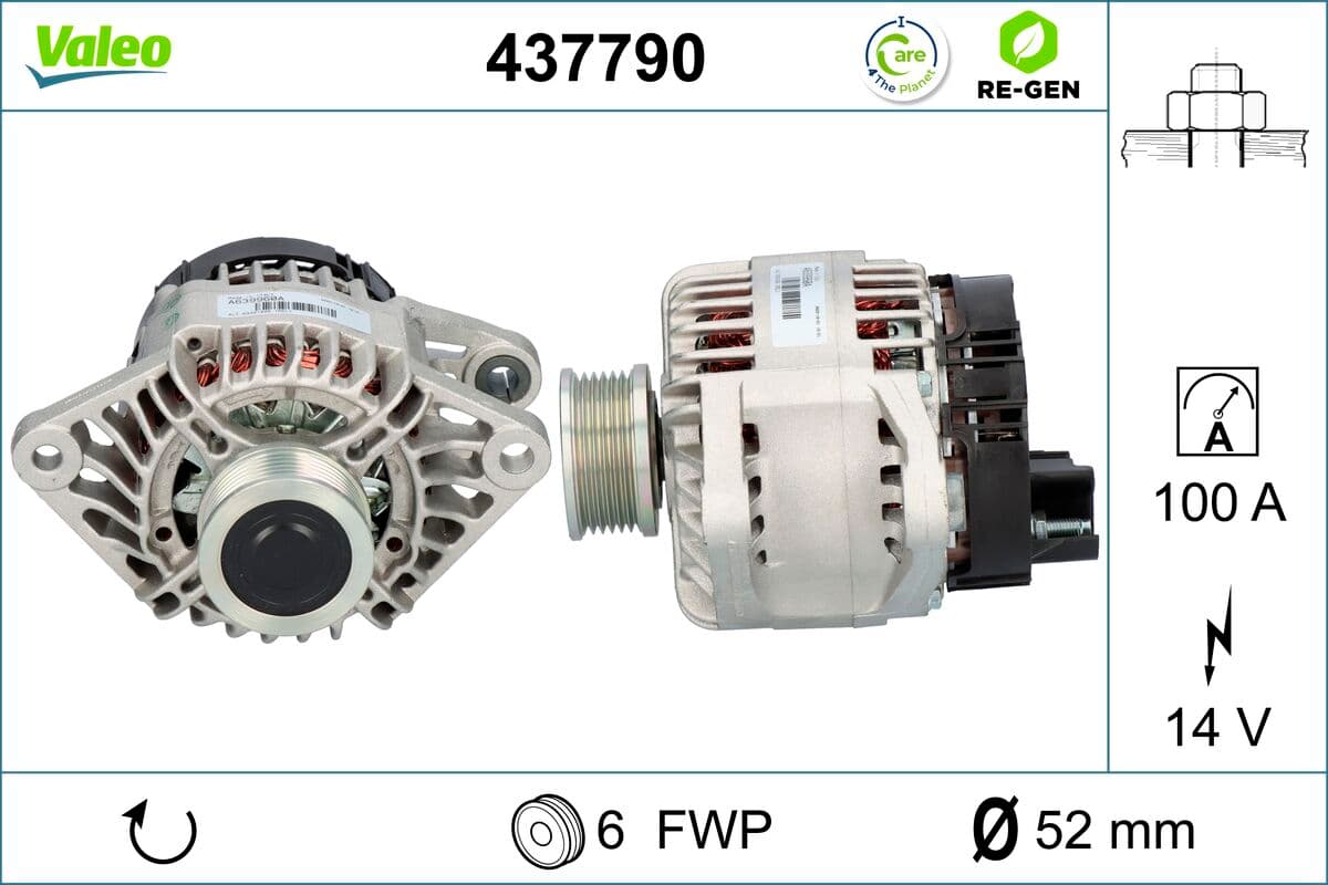 VALEO Alternátor 437790 1