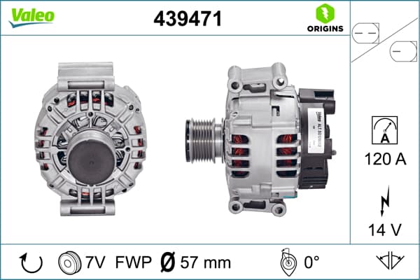 VALEO Alternátor 439471 1