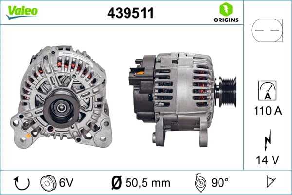 VALEO Alternátor 439511 1