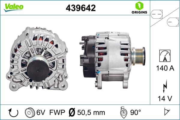 VALEO Alternátor 439642 1