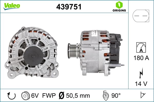 VALEO Alternátor 439751 1