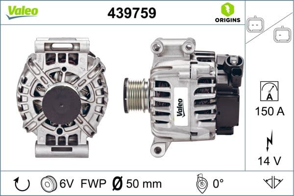 VALEO Alternátor 439759 1