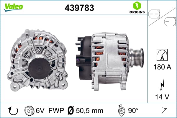 VALEO Alternátor 439783 1