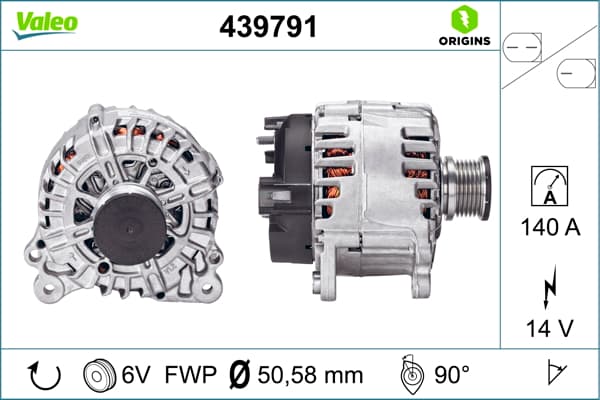 VALEO Alternátor 439791 1