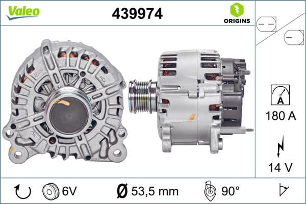 VALEO Alternátor 439974 1