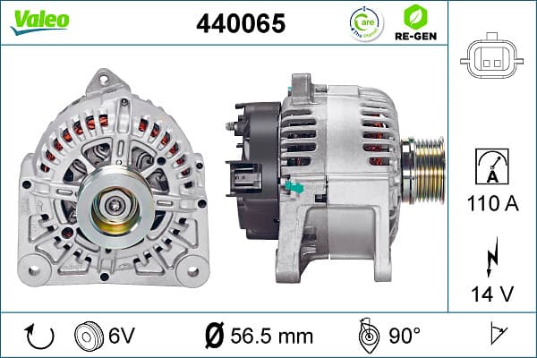 VALEO Alternátor 440065 1